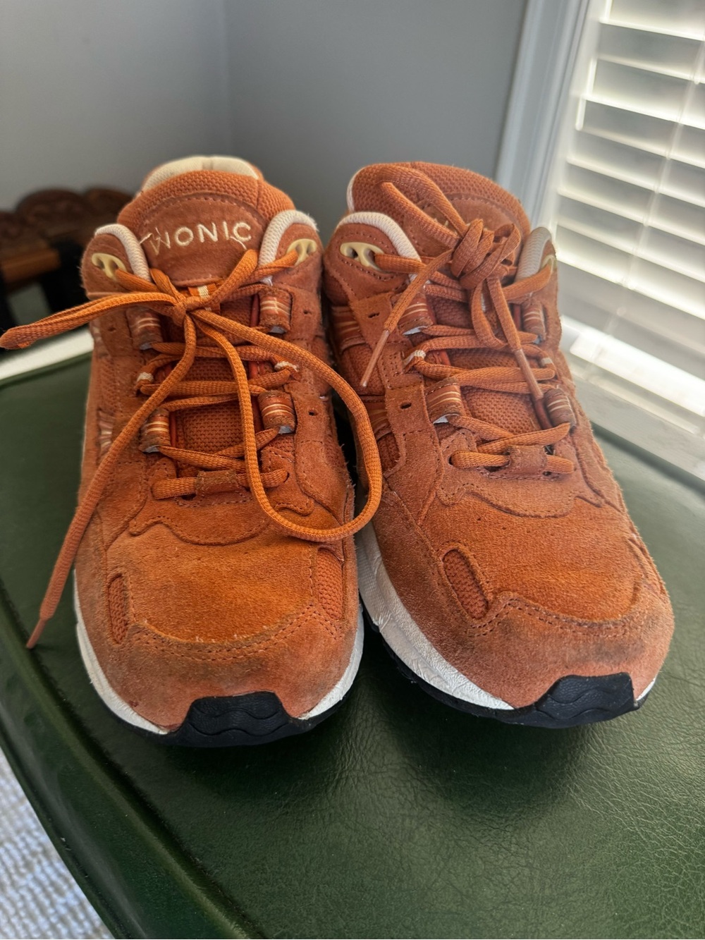 Vionic Women’s Suede Orange Tennis Shoes